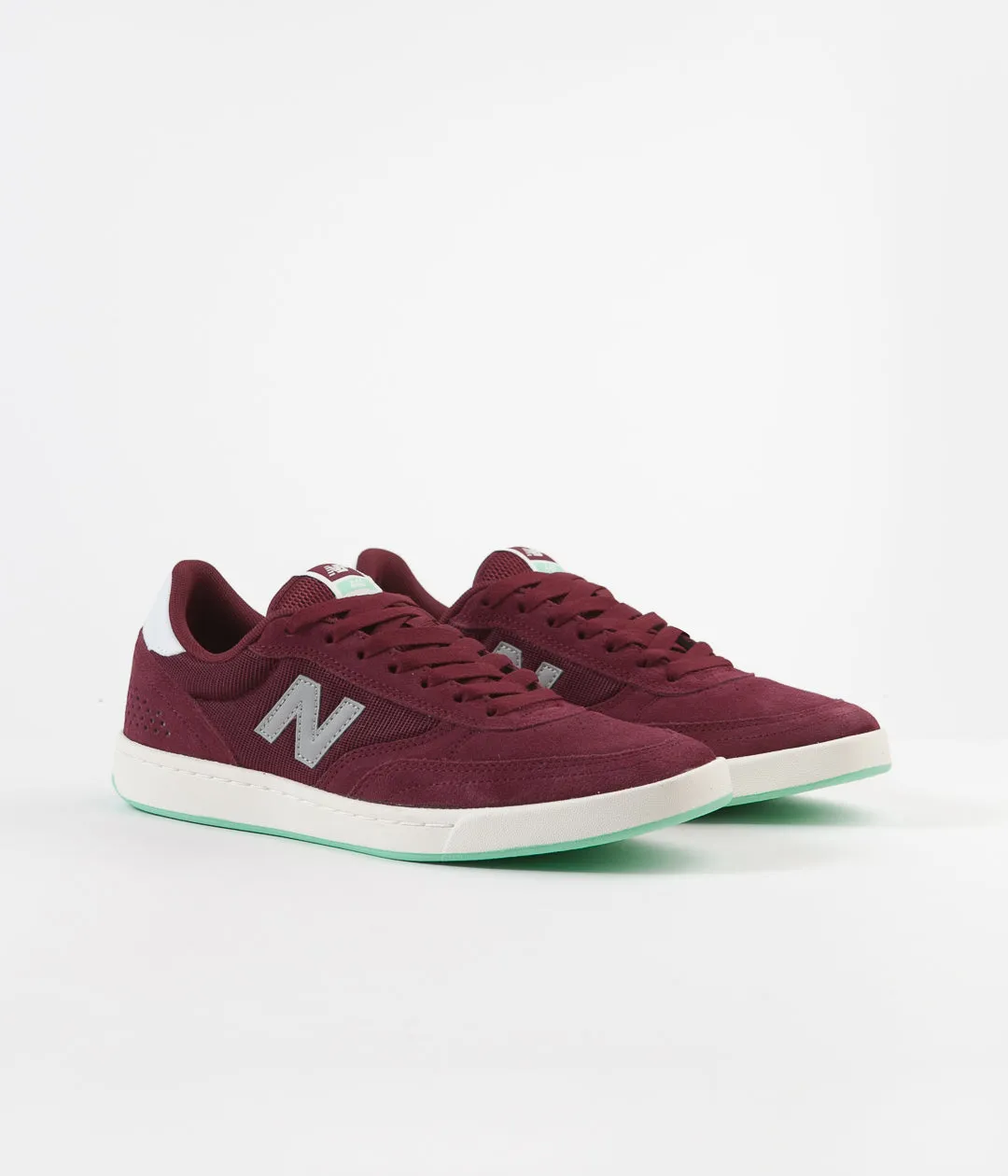 New Balance Numeric 440 Shoes - Burgundy / Grey