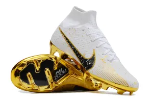 Nike Mercurial Superfly - 24K Yellow Gold | Snow White - FREE WORLDWIDE SHIPPING