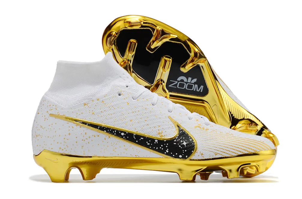 Nike Mercurial Superfly - 24K Yellow Gold | Snow White - FREE WORLDWIDE SHIPPING