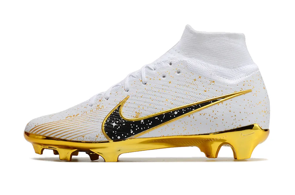 Nike Mercurial Superfly - 24K Yellow Gold | Snow White - FREE WORLDWIDE SHIPPING