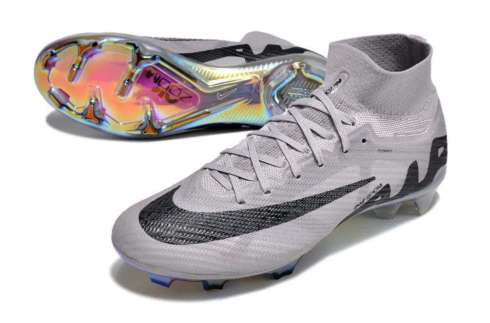 Nike Mercurial Superfly - Smoke Gray | Raven Black - FREE WORLDWIDE SHIPPING