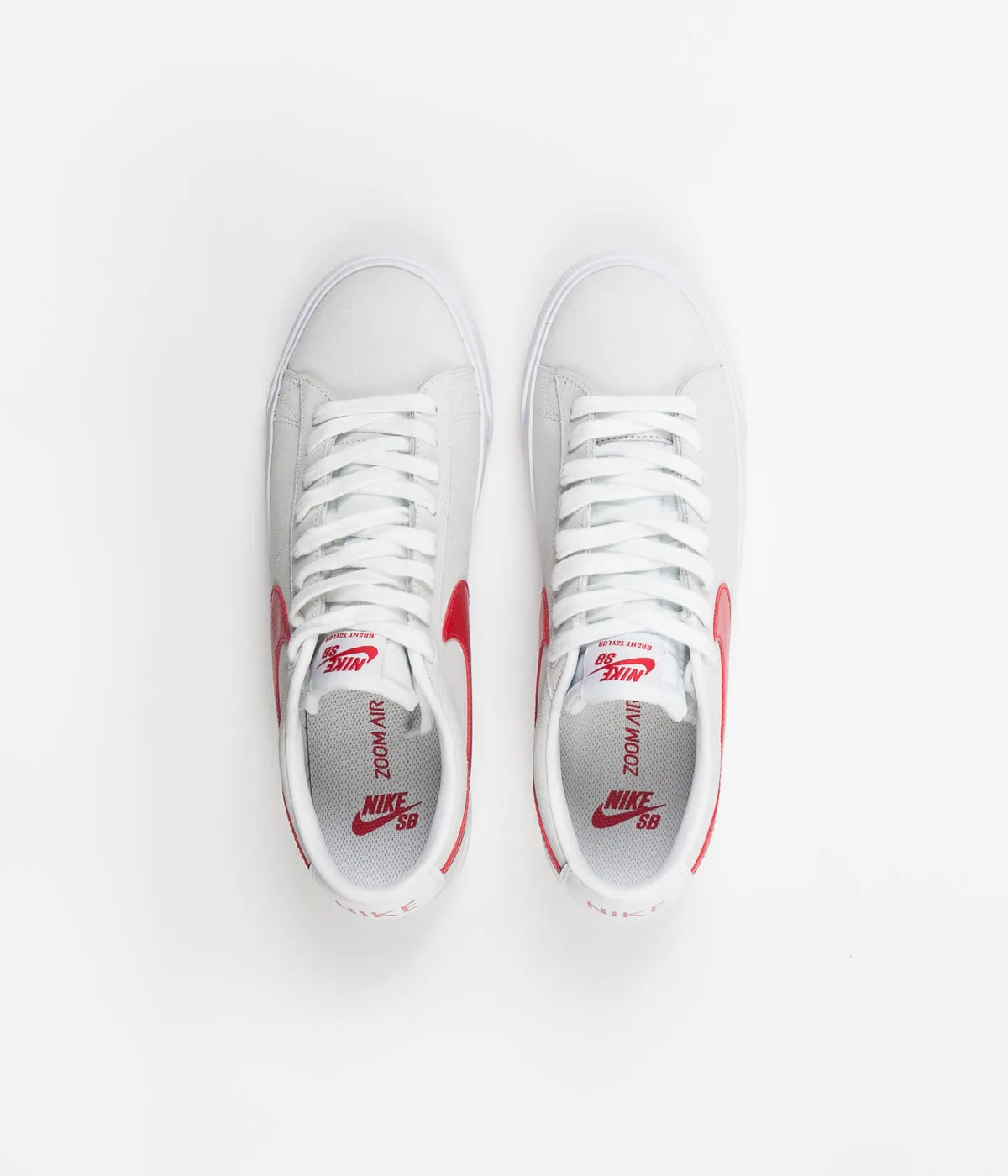 Nike SB Blazer Low GT Shoes - White / University Red