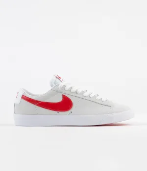 Nike SB Blazer Low GT Shoes - White / University Red