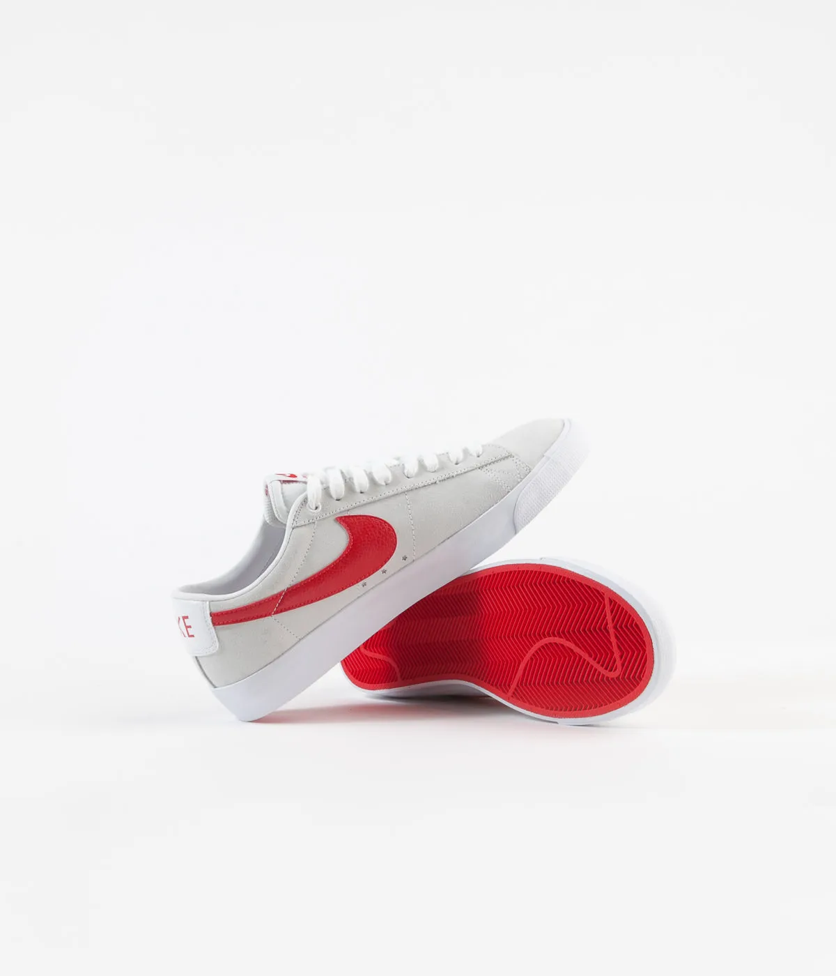 Nike SB Blazer Low GT Shoes - White / University Red