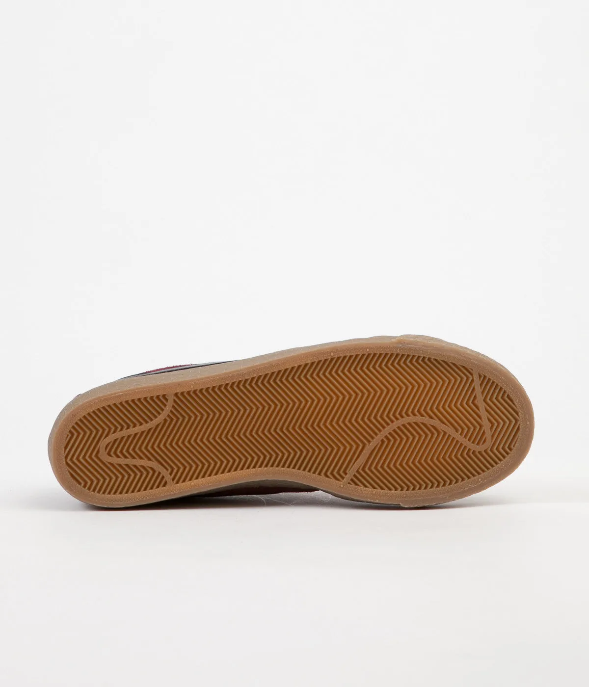 Nike SB Blazer Low XT Shoes - Dark Team Red / Black - Gum Light Brown - Sail