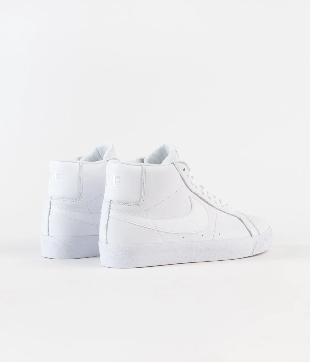 Nike SB Blazer Mid Shoes - White / White - White