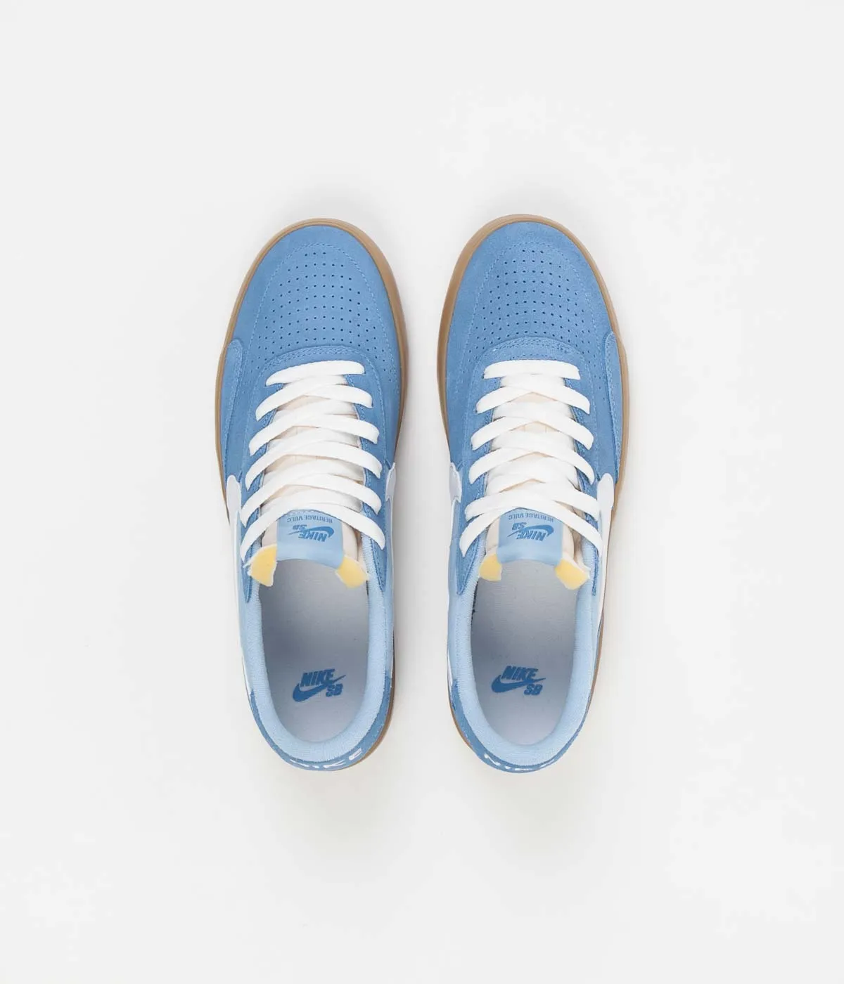 Nike SB Heritage Vulc Shoes - Coast / White - Psychic Blue - White