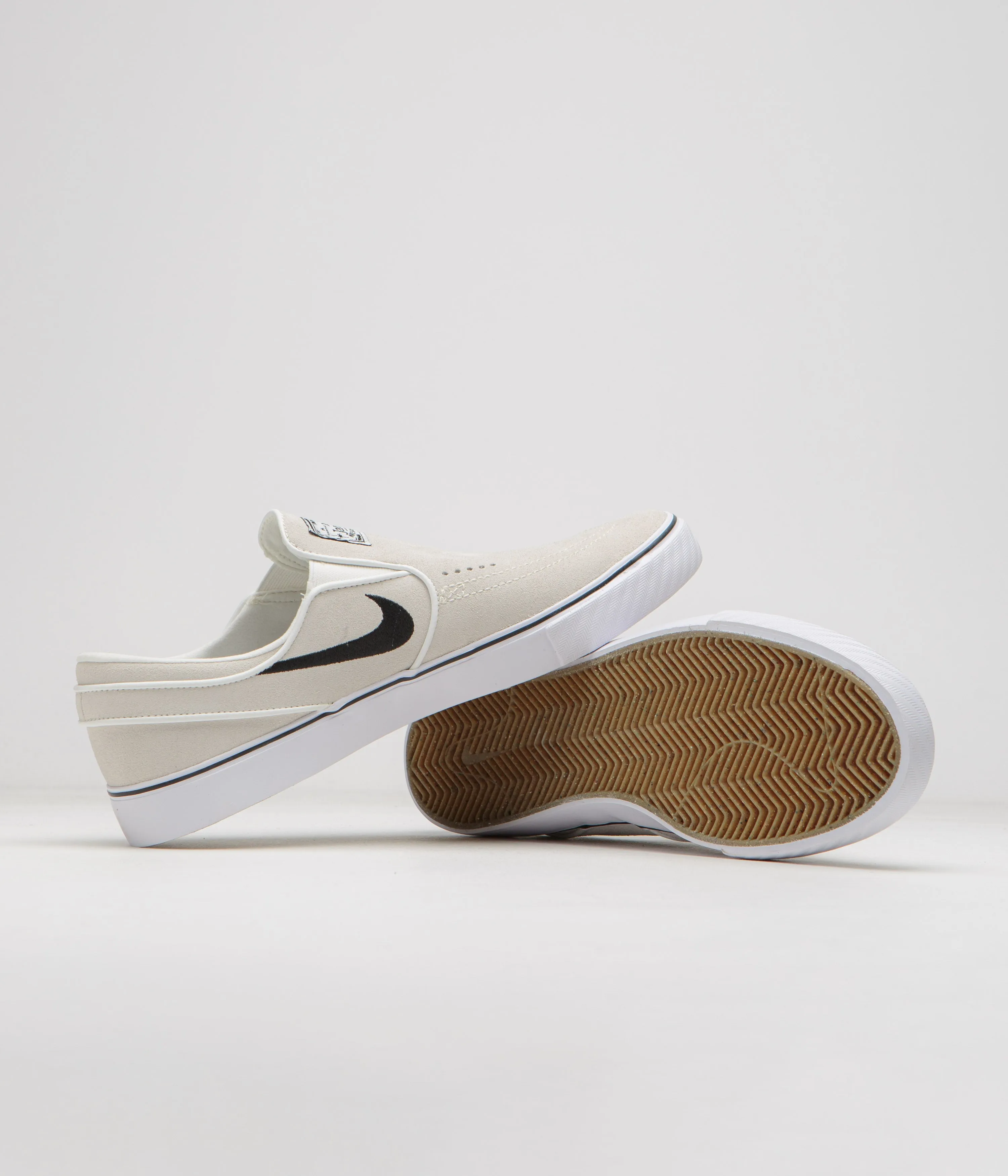 Nike SB Janoski  Slip Shoes - Summit White / Black - Summit White - White