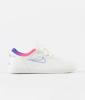Nike SB Nyjah Free 2 Shoes - Summit White / Racer Blue - Pink Blast