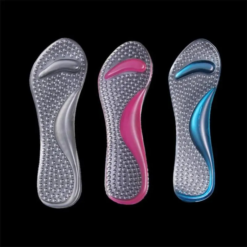 OCW Transparent Shoes Pads Silicone Gel Insoles for Womens Durable Comfortable Heel Inserts