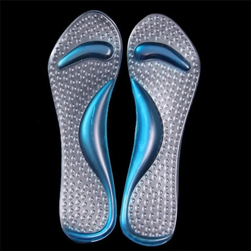 OCW Transparent Shoes Pads Silicone Gel Insoles for Womens Durable Comfortable Heel Inserts