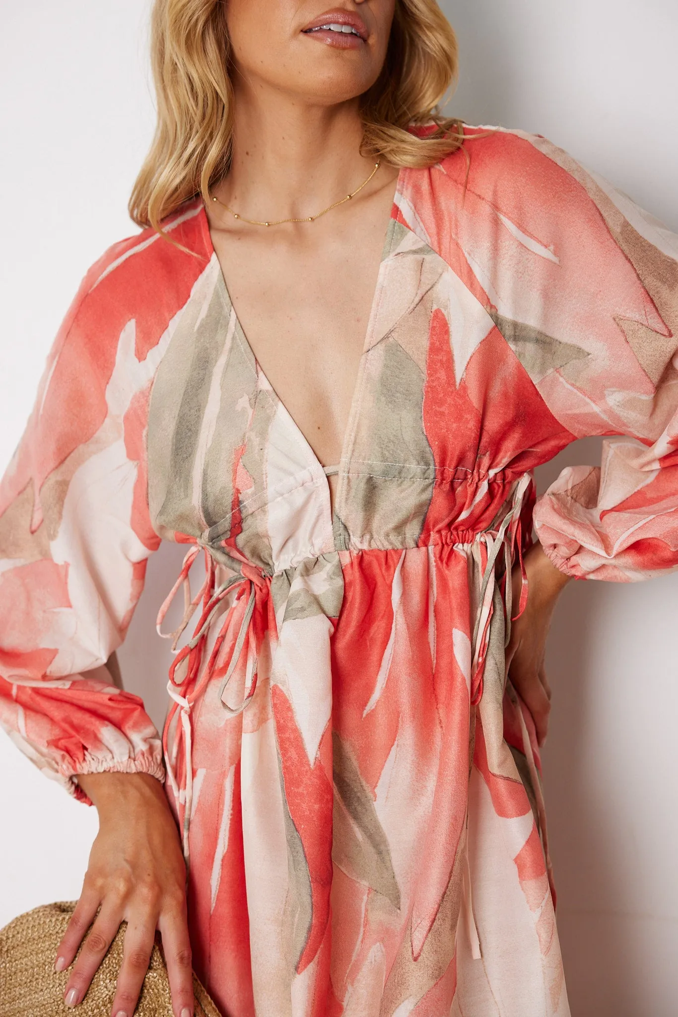 Onarie Dress - Orange Print