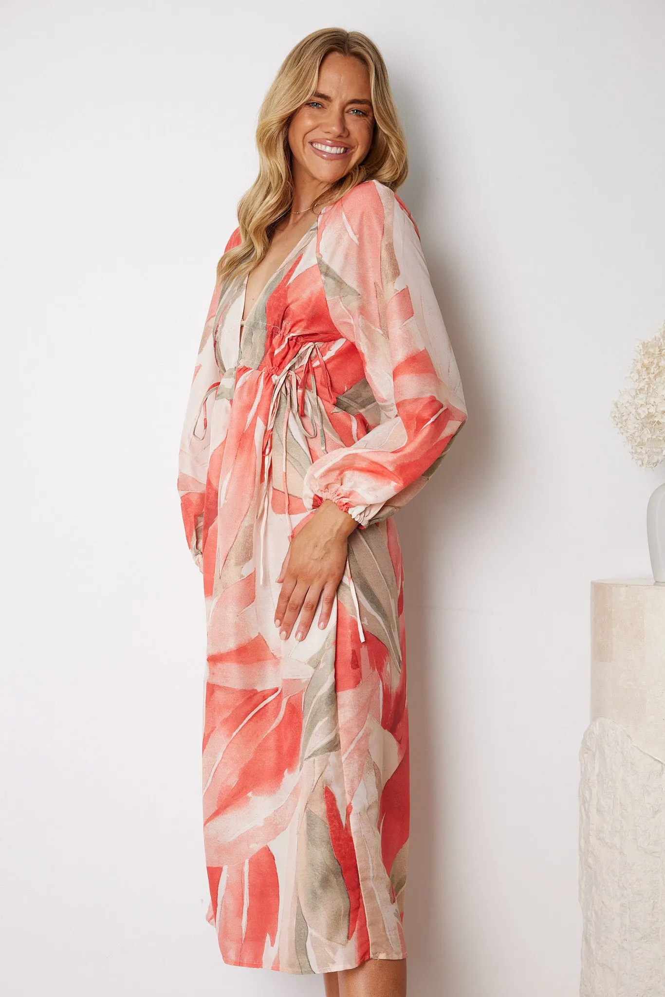 Onarie Dress - Orange Print