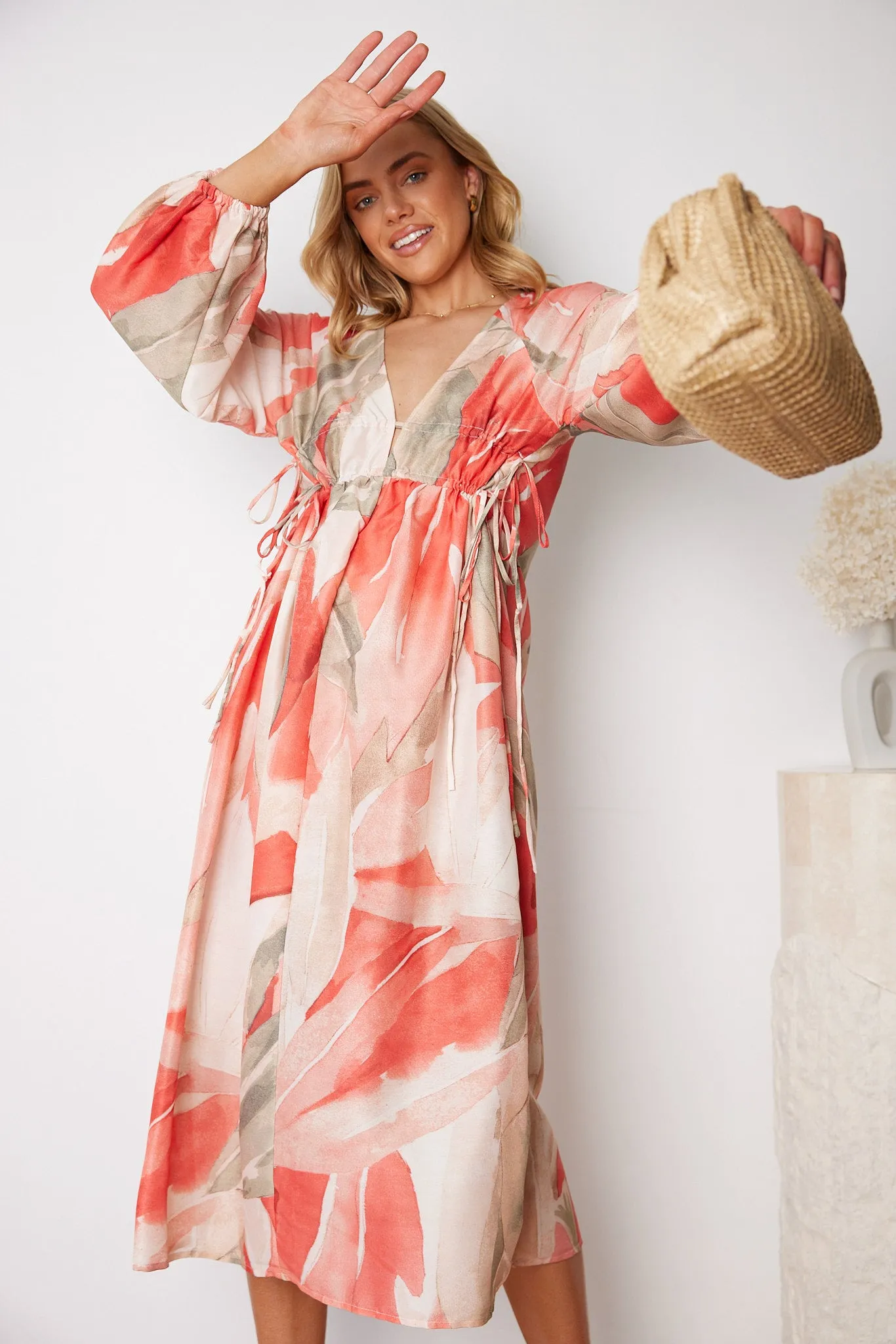 Onarie Dress - Orange Print