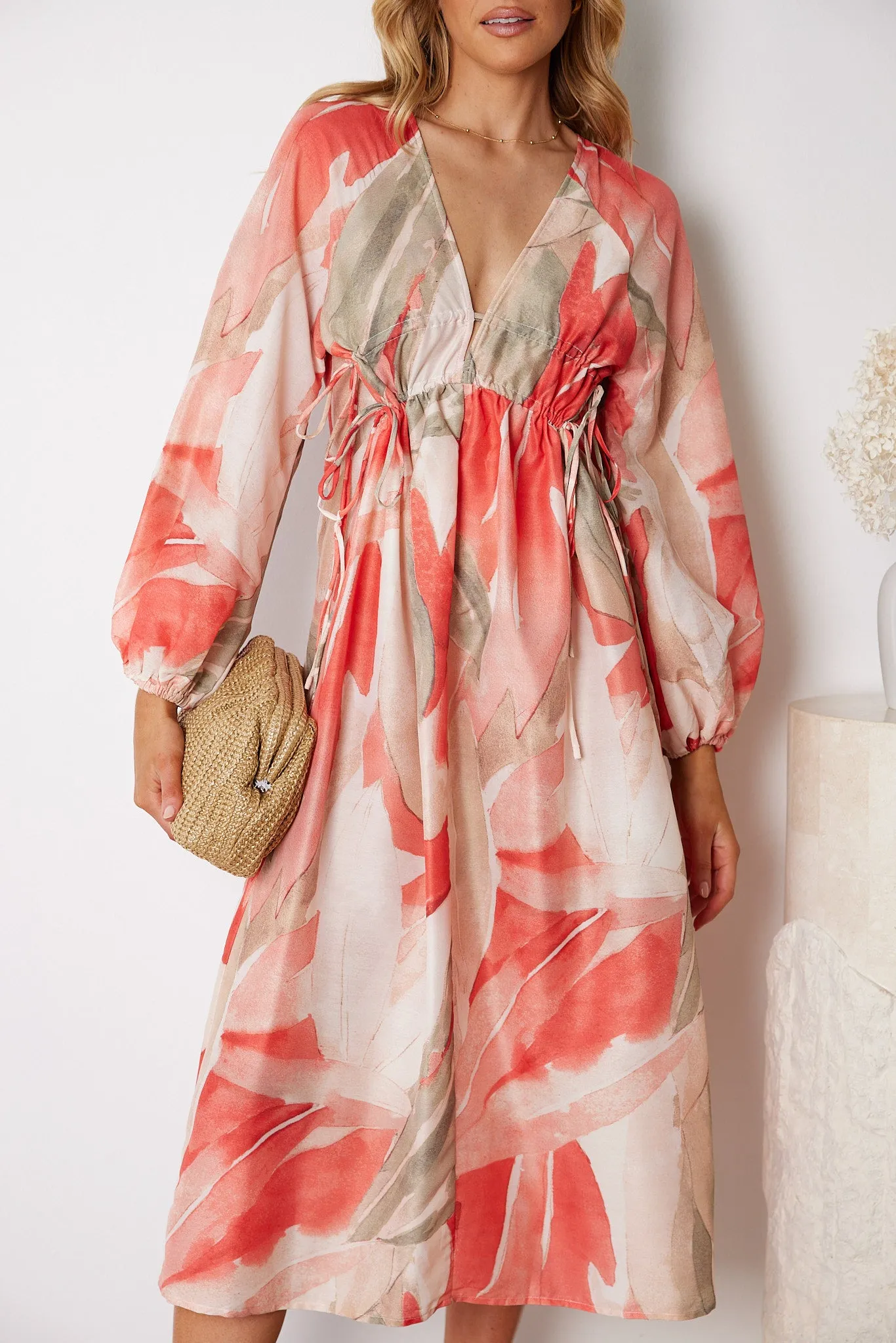 Onarie Dress - Orange Print