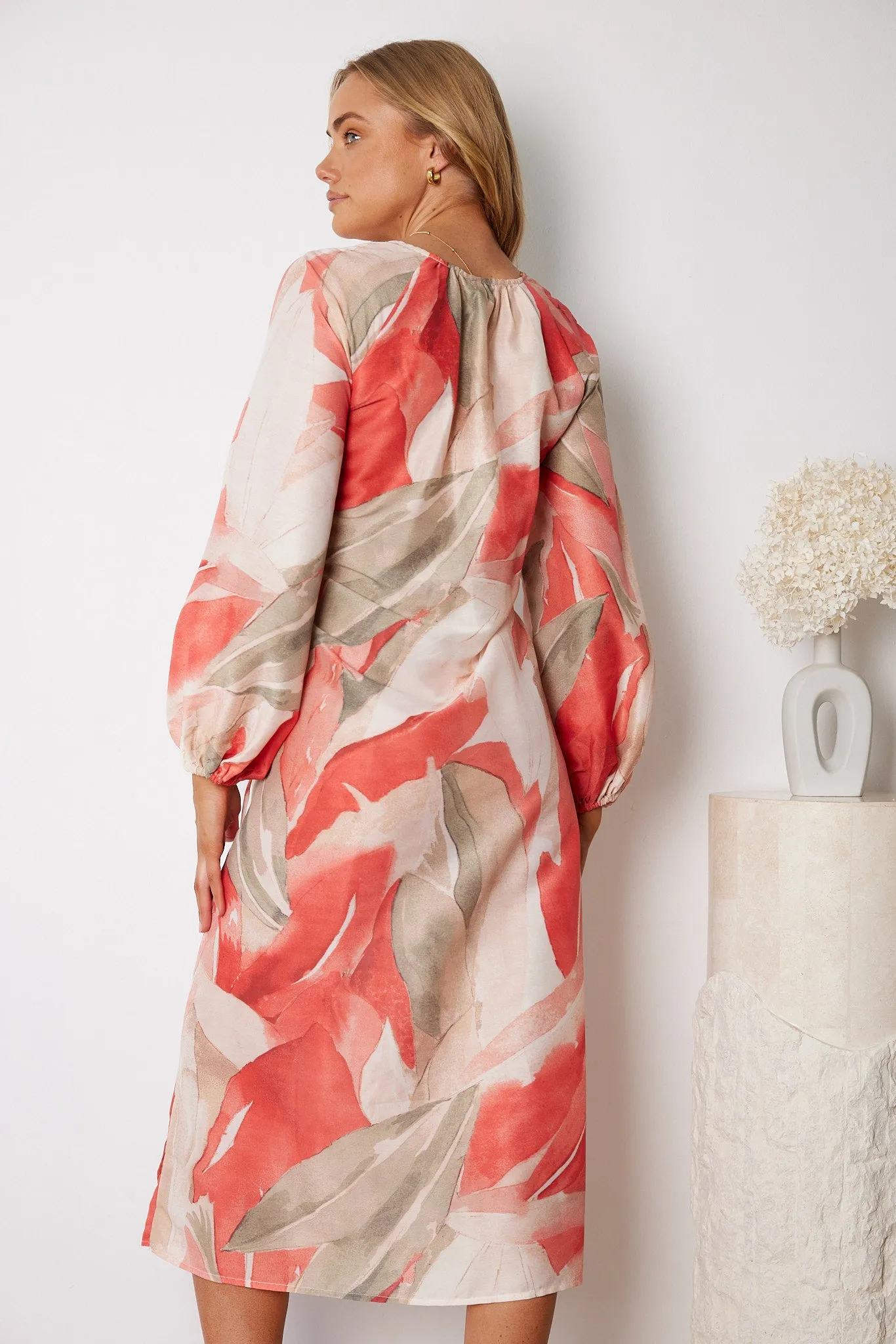 Onarie Dress - Orange Print
