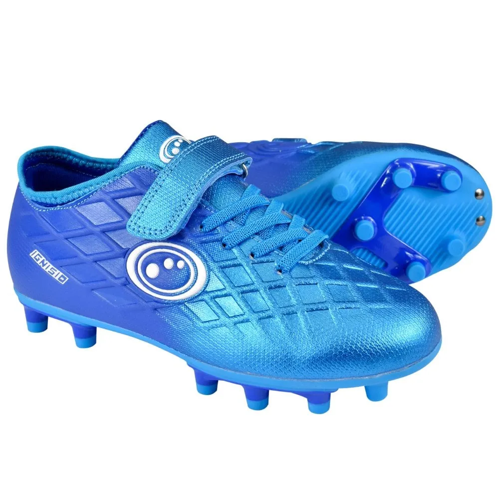 Optimum Arctic Blue Ignisio junior moulded football boot