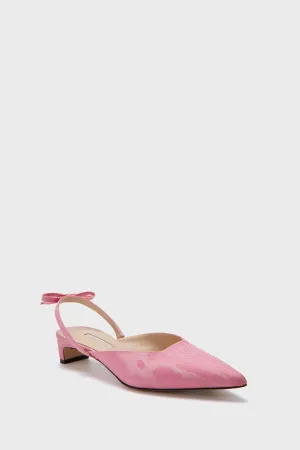Pink Konna Mikado Kitten Heels