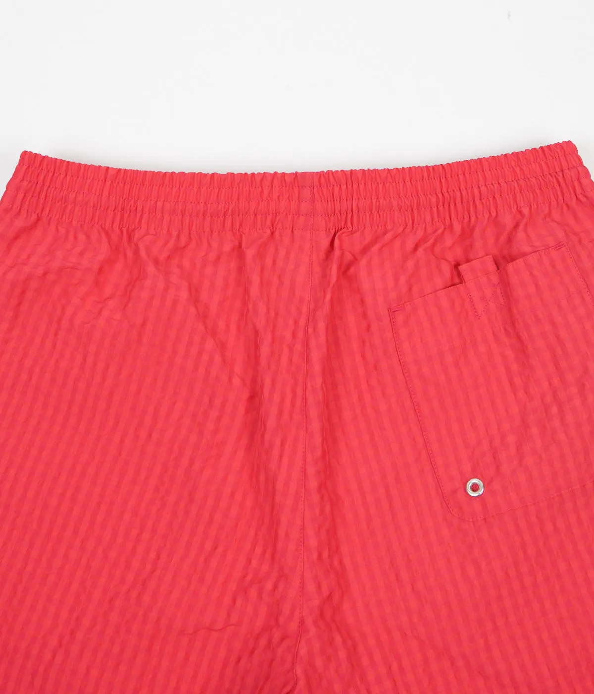Polar Seersucker Swim Shorts - Berry