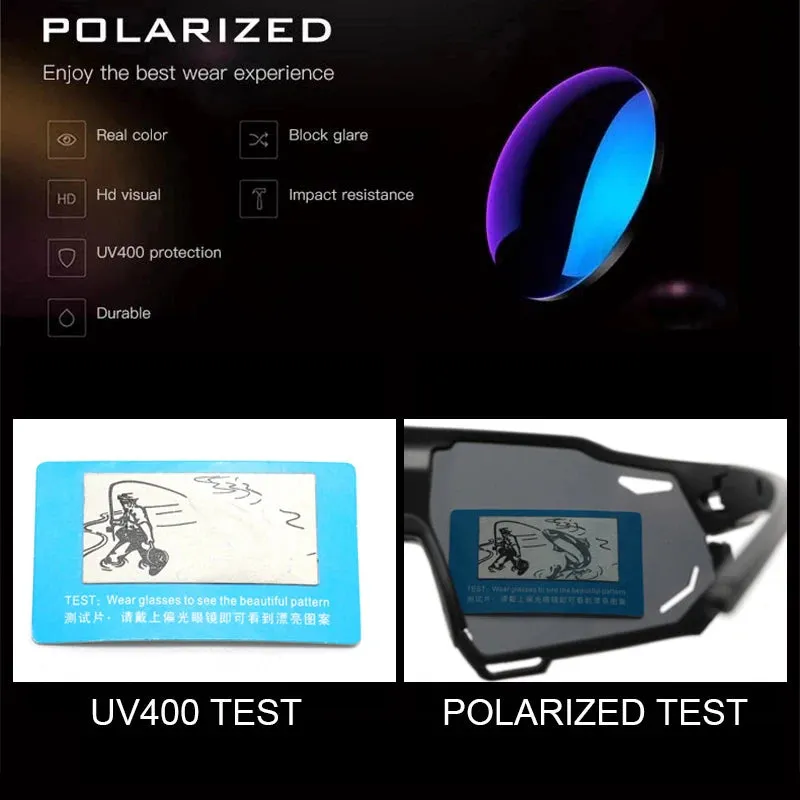 Polarized Sun Glasses Male Female Outdoor Cycling Dynamic Shade Photochromic Sunglasses