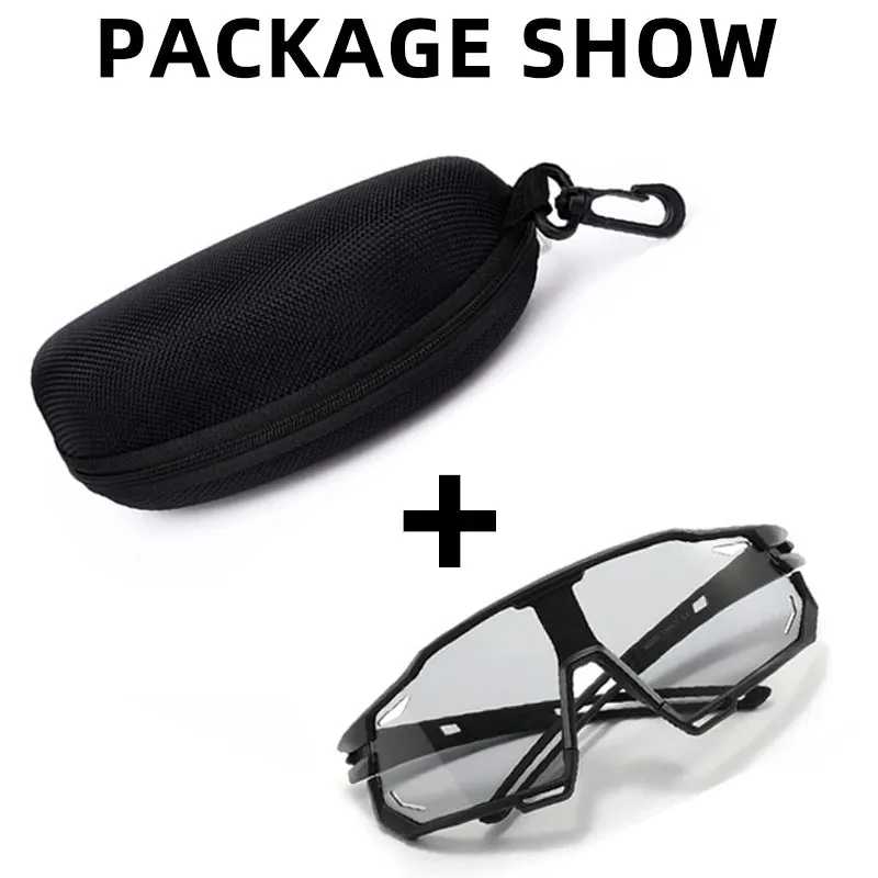 Polarized Sun Glasses Male Female Outdoor Cycling Dynamic Shade Photochromic Sunglasses