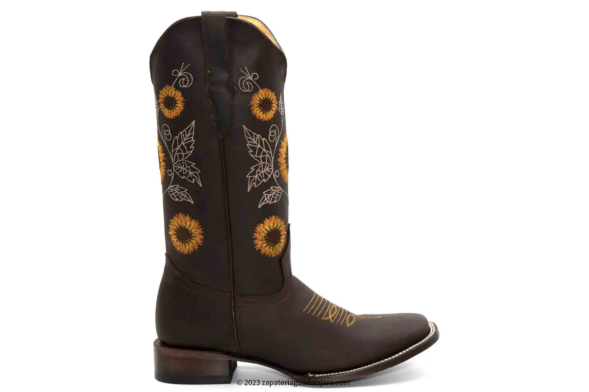 Q322G6294 WIDE SQUARE TOE CRAZY CHOCO