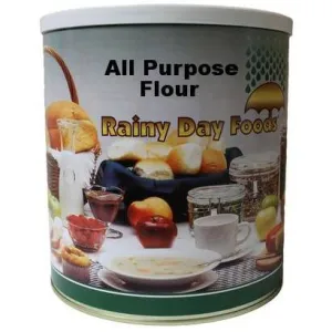 Rainy Day Foods Non-GMO All Purpose Flour 64 oz #10 Can - 30 Servings