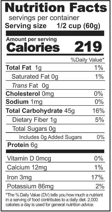 Rainy Day Foods Non-GMO All Purpose Flour 64 oz #10 Can - 30 Servings