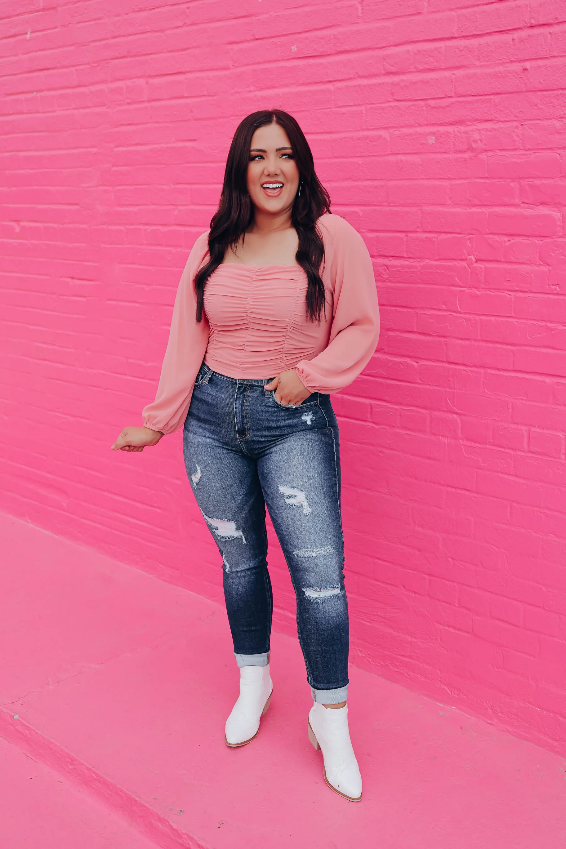 Renee Ruched Crop Top