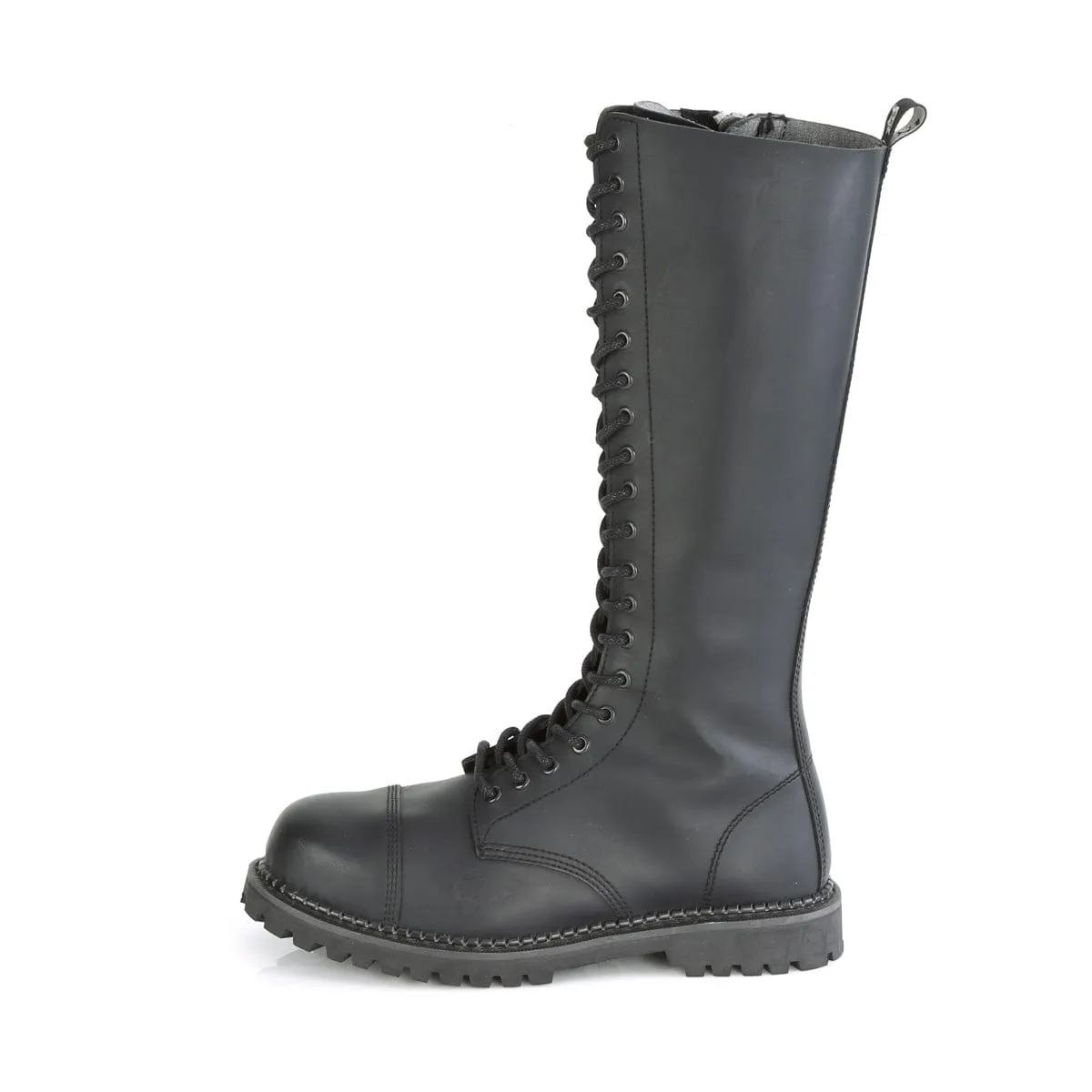 RIOT-20 Black Vegan Leather