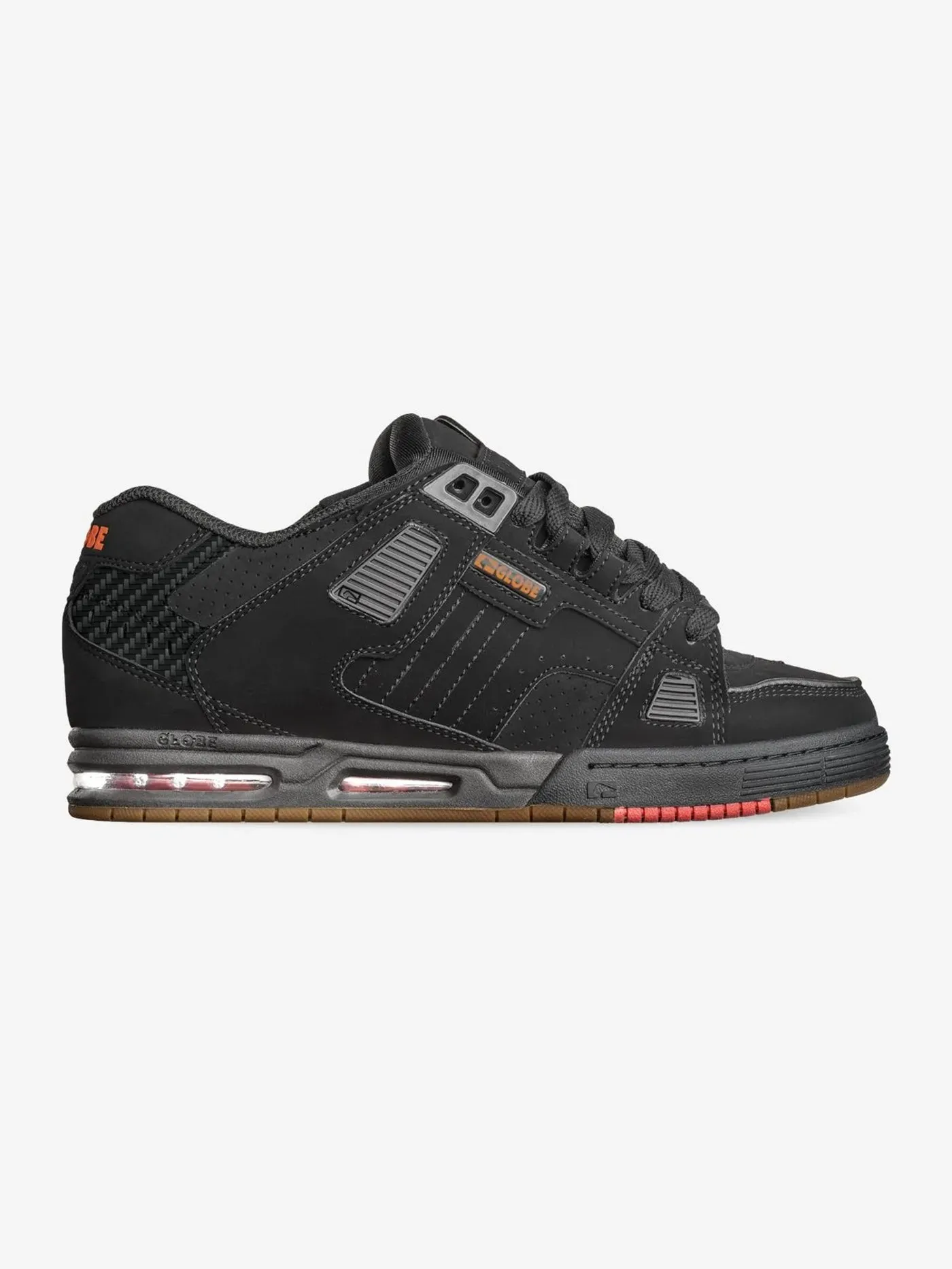 Sabre Black/Charcoal/Red Shoes