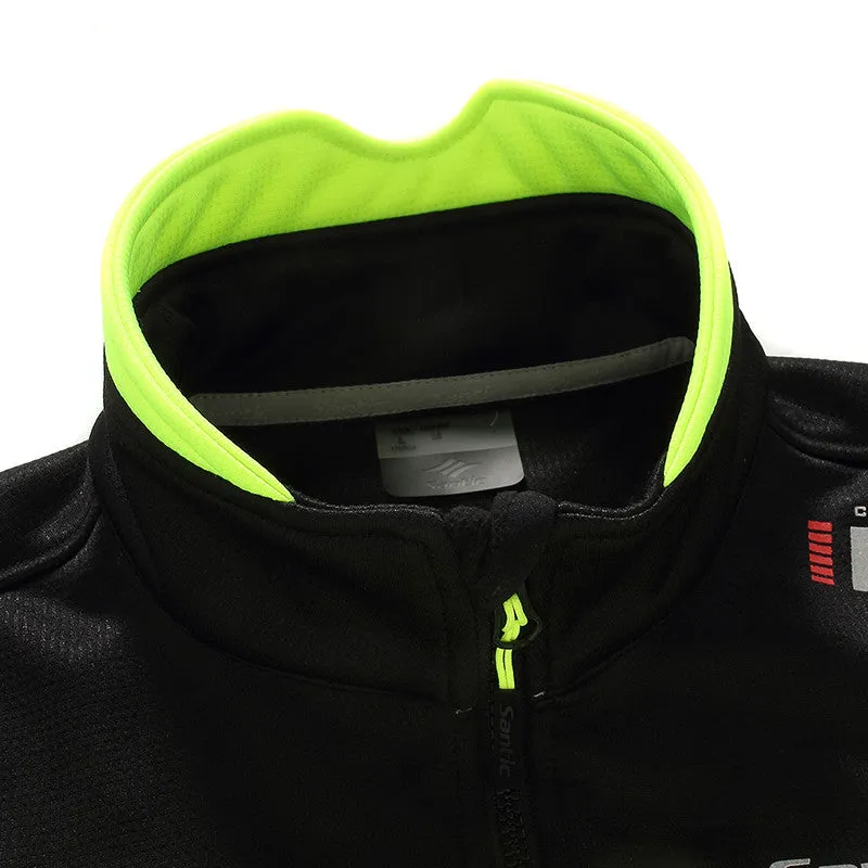 Santic Cooler Lightgreen Men Cycling Jacket Long Sleeve