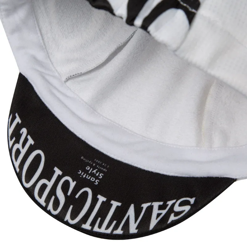 Santic Helmet White Men Cycling Cap Free Size