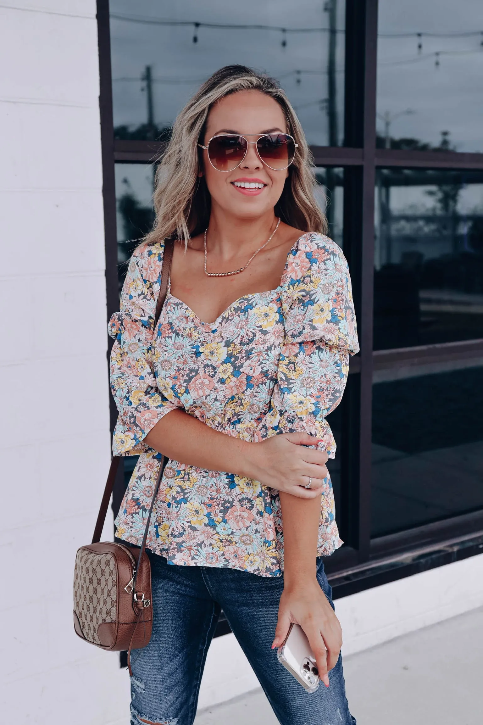Secret Garden Puff Sleeve Top