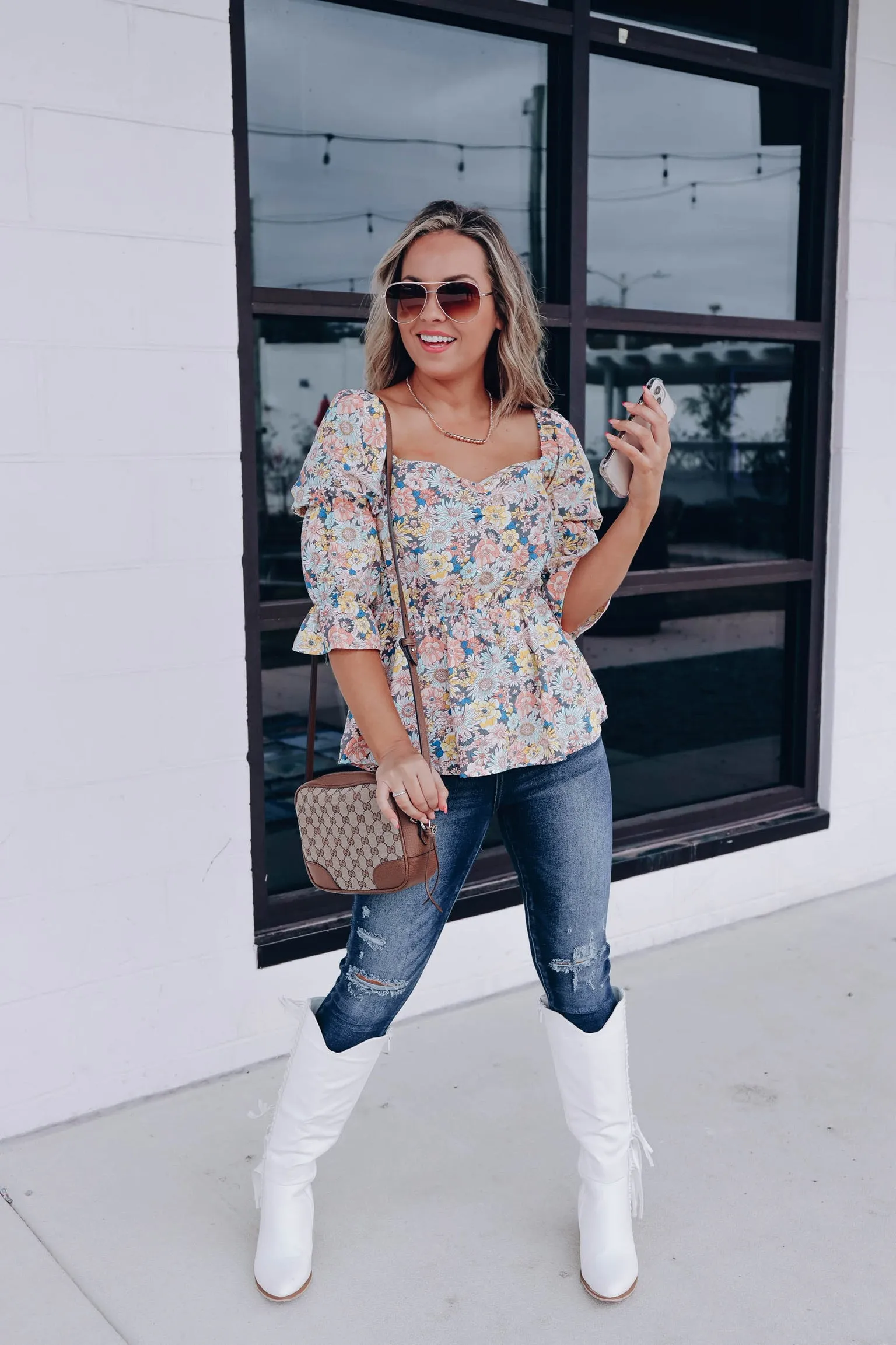 Secret Garden Puff Sleeve Top