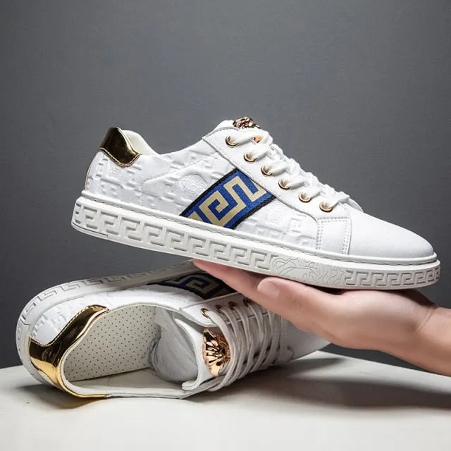 Spring Autuam Casual Man White Plat Flats Shoes Sport Designer Sneakers Zapatillas Jogging Shoes Men Hombre Chaussure Homme