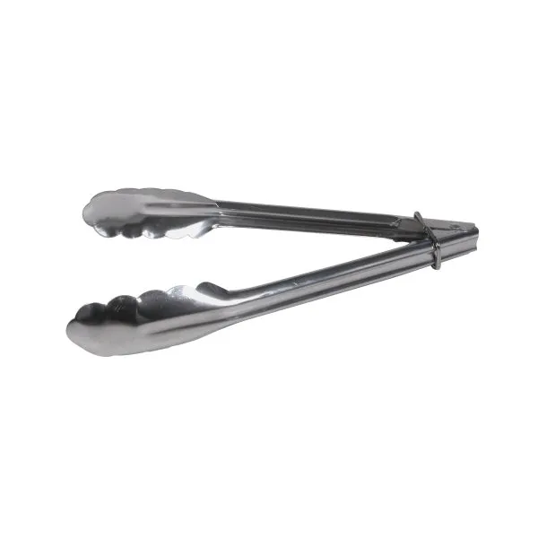 Stainless Steel  All Purpose Tongs 9"