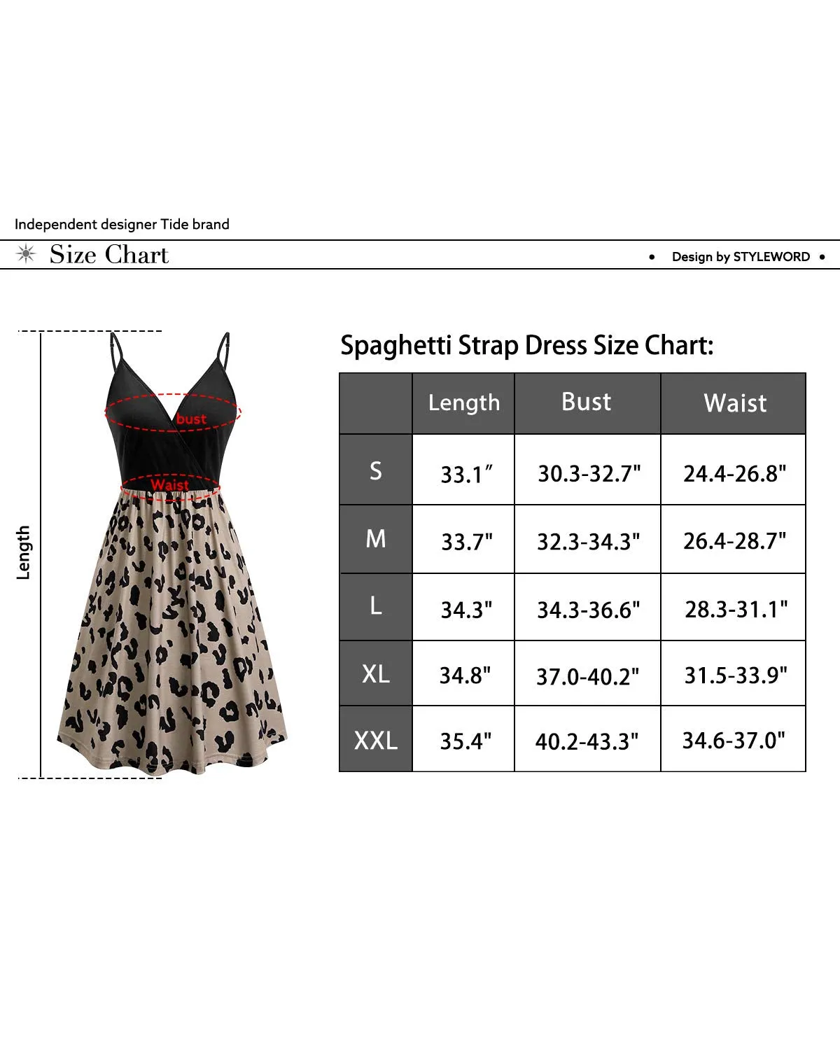 STYLEWORD Sommerkleid Damen Knielang V-Ausschnitt A Linie Kleider Sommer Sexy Spaghettiträger Strandkleid mit Taschen