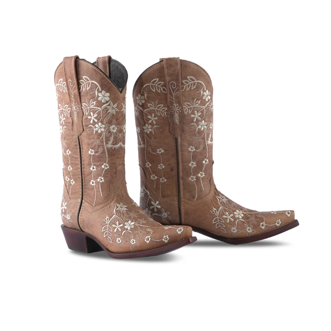 Texas Country Womens Western Boot Matcat Paja "Margarita" Retro Toe E746
