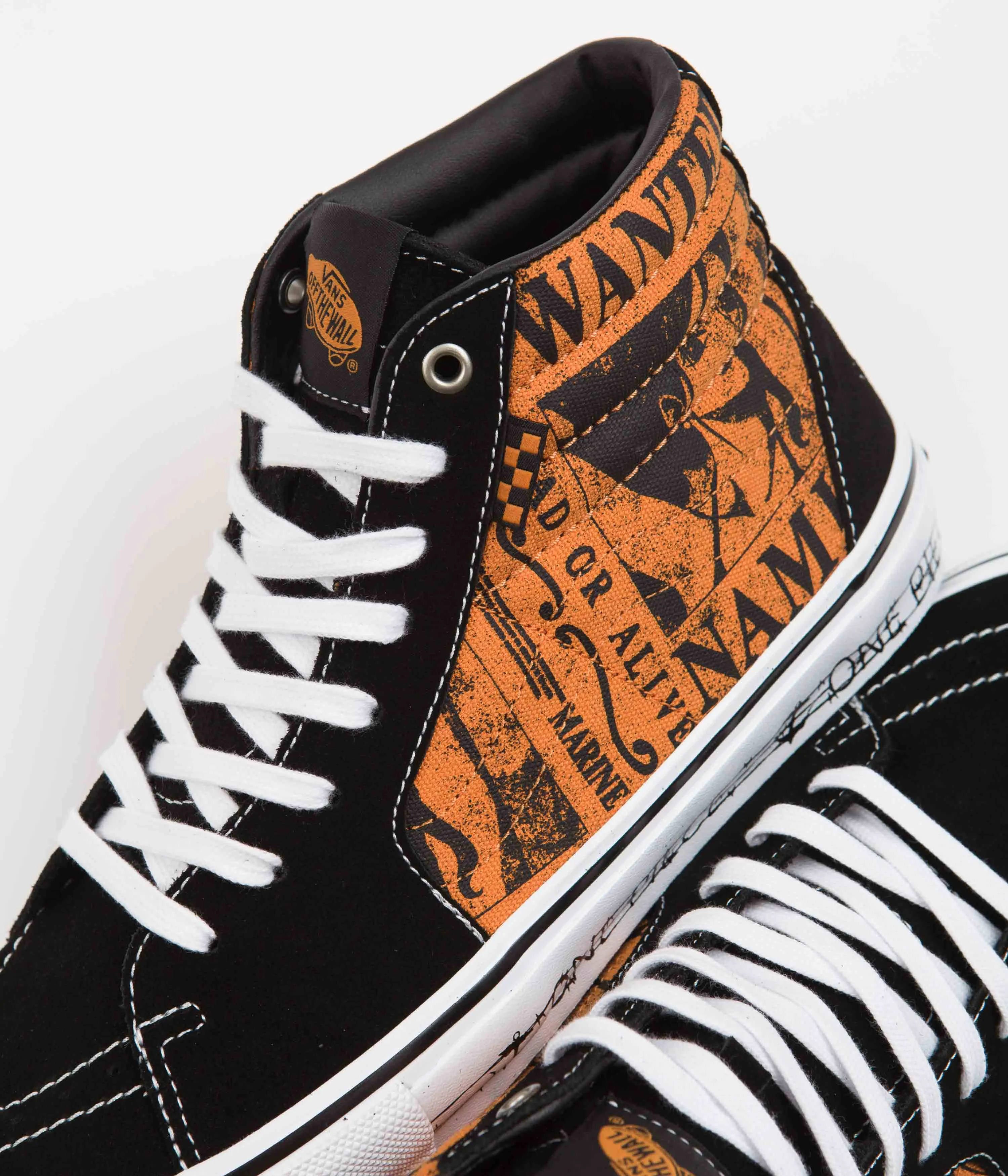 Vans Skate SK8-Hi Shoes - (One Piece Wanted Nami) Orange