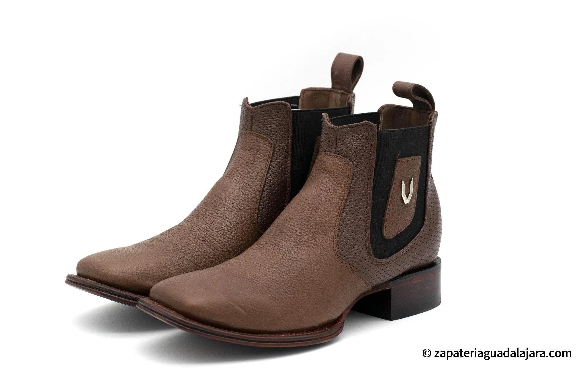 VESTIGIUM 782B2707 WIDE SQUARE TOE GRISLY BROWN