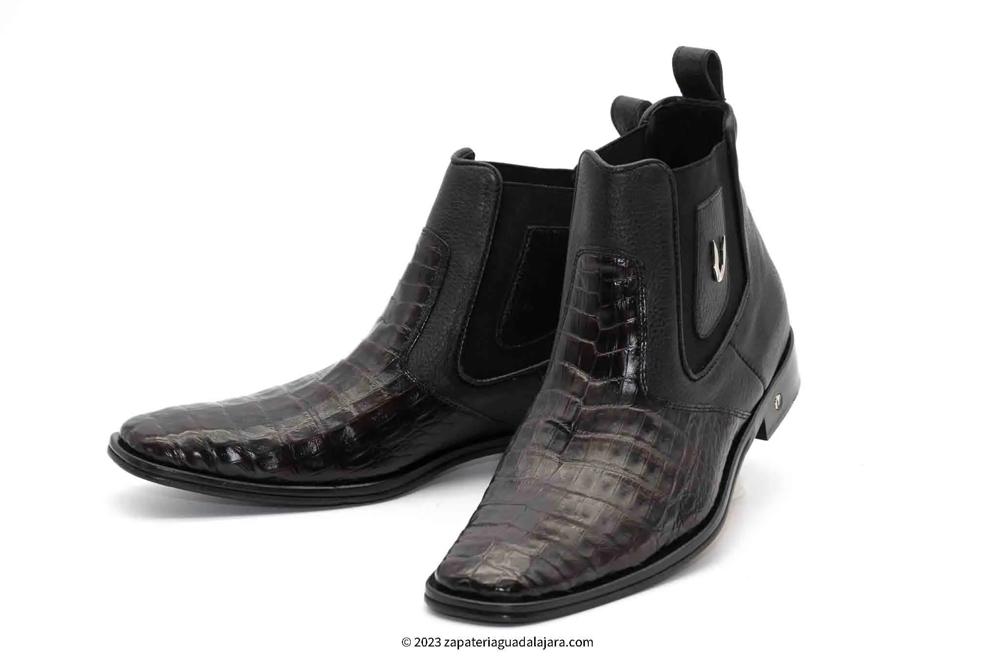 VESTIGIUM 7BV018218 CHELSEA CAIMAN BELLY BLACK CHERRY