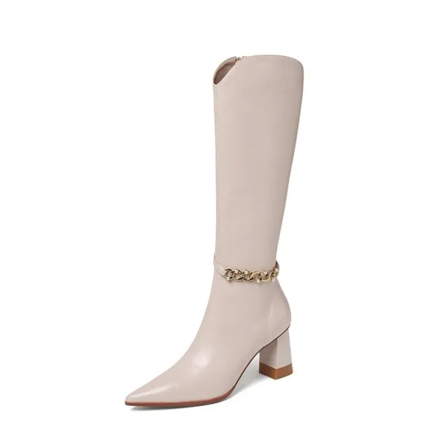 Virginia Women's High Heel Knee High Boots