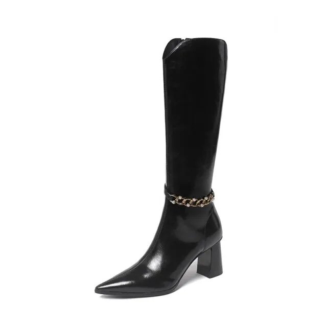 Virginia Women's High Heel Knee High Boots