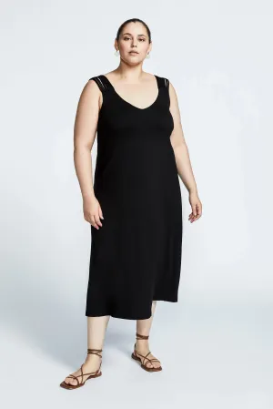 Wickelkleid aus elastischem Stoff