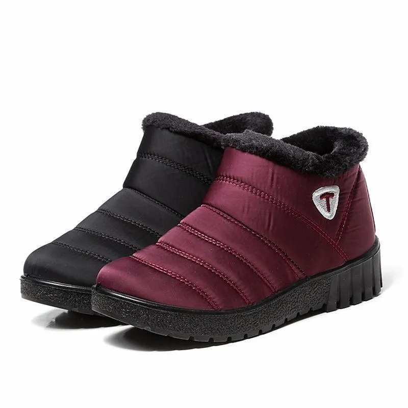 Women Winter Shoes Waterproof Women Snow Boots Short boots Ankle boots Women Slippers