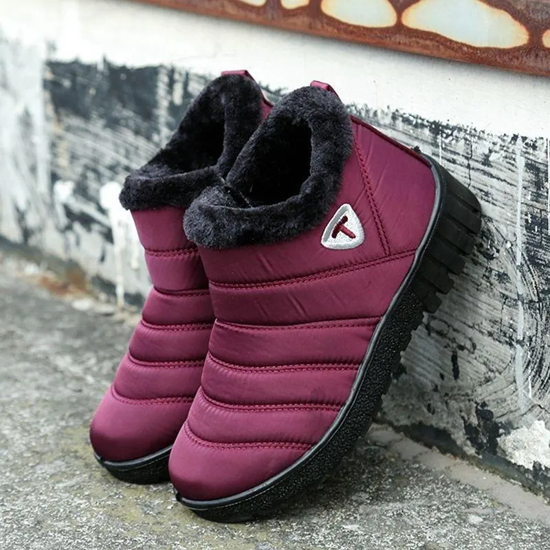 Women Winter Shoes Waterproof Women Snow Boots Short boots Ankle boots Women Slippers
