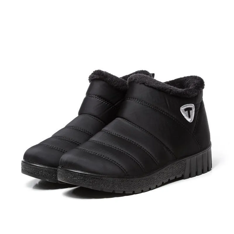 Women Winter Shoes Waterproof Women Snow Boots Short boots Ankle boots Women Slippers