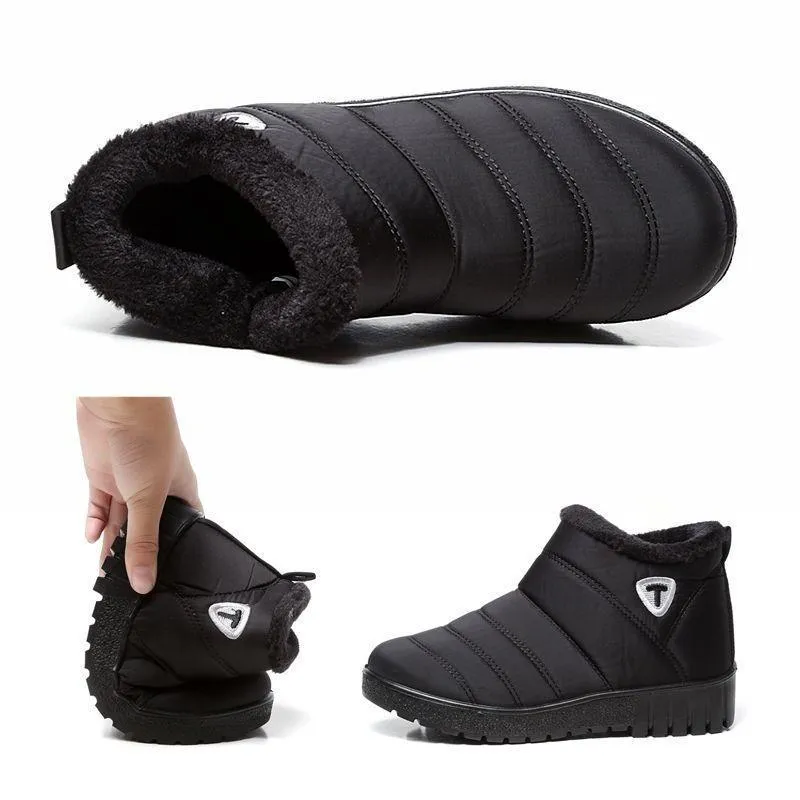 Women Winter Shoes Waterproof Women Snow Boots Short boots Ankle boots Women Slippers