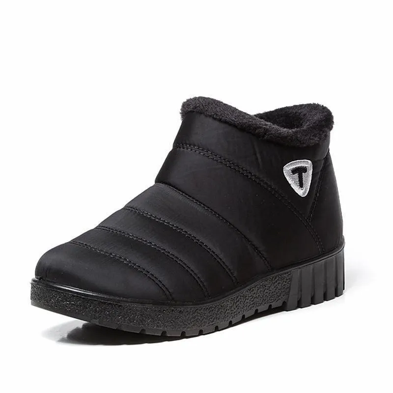 Women Winter Shoes Waterproof Women Snow Boots Short boots Ankle boots Women Slippers